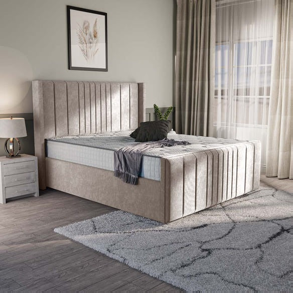 Cambridge Upholstered Bed - Seal Grey Naples