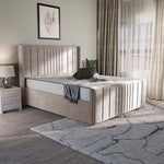 Cambridge Upholstered Ottoman Bed - Seal Grey Naples