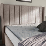 Cambridge Upholstered Ottoman Bed - Seal Grey Naples