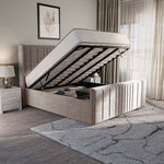 Cambridge Upholstered Ottoman Bed - Seal Grey Naples