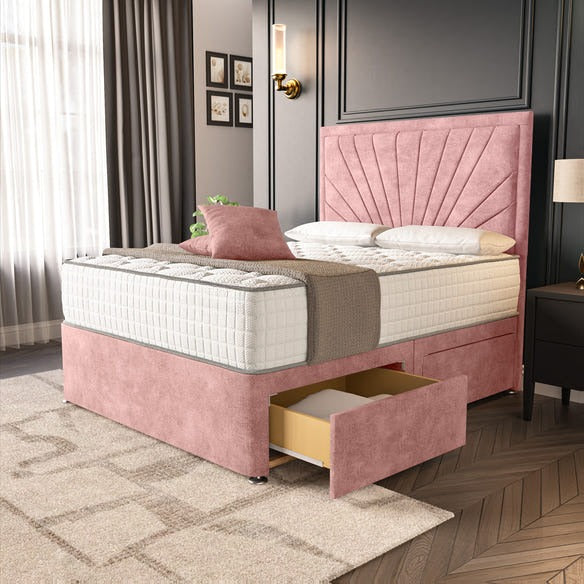 Casablanca Divan Bed - Pink Coniston