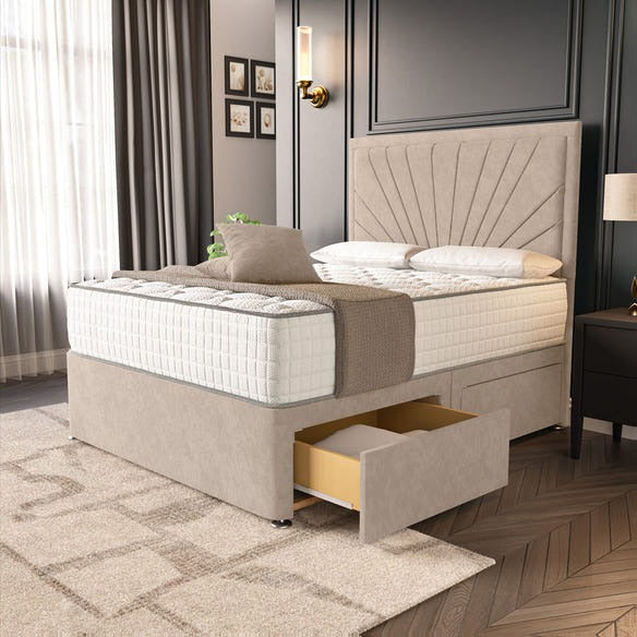 Casablanca Divan Bed - Seal Grey Naples