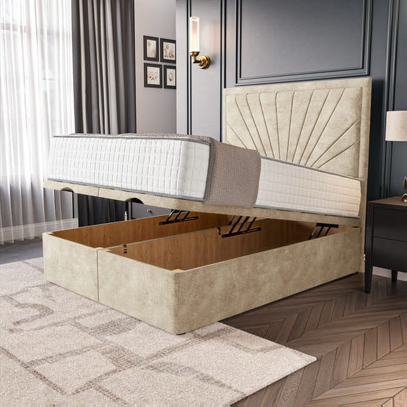 Casablanca Ottoman Divan Bed - Almond Coniston