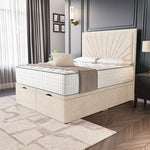 Casablanca Ottoman Divan Bed - Cream Naples