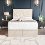 Casablanca Ottoman Divan Bed - Cream Naples