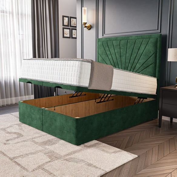 Casablanca Ottoman Divan Bed - Emerald Coniston