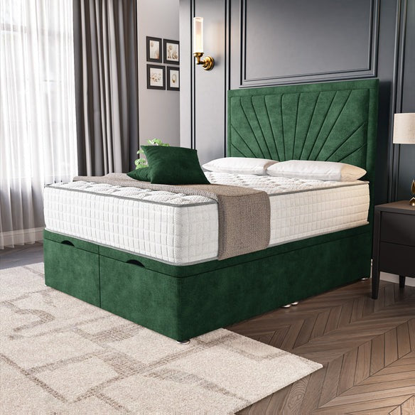 Casablanca Ottoman Divan Bed - Emerald Coniston