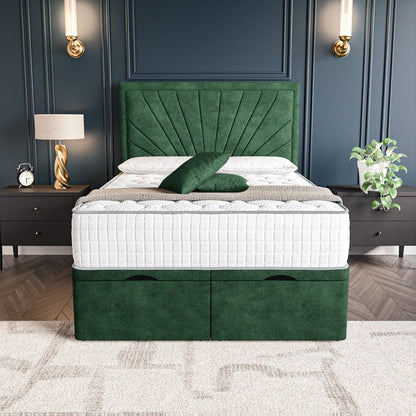 Casablanca Ottoman Divan Bed - Emerald Coniston