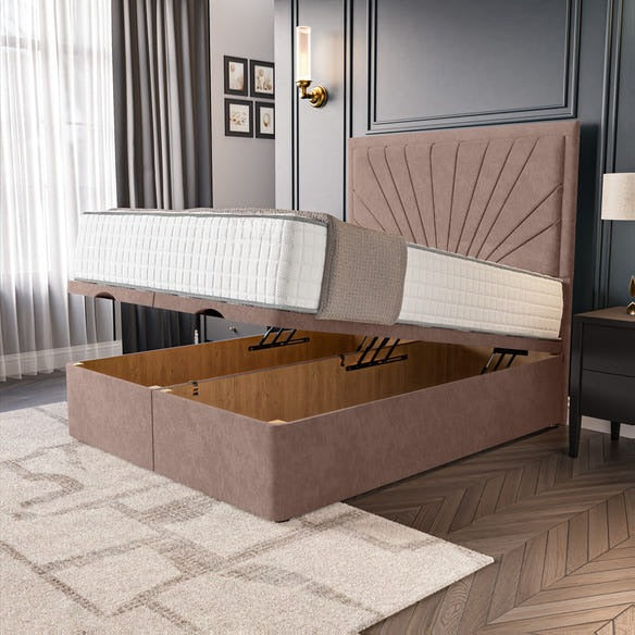 Casablanca Ottoman Divan Bed - Mauve Naples