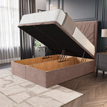 Casablanca Ottoman Divan Bed - Mauve Naples