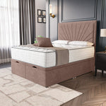 Casablanca Ottoman Divan Bed - Mauve Naples
