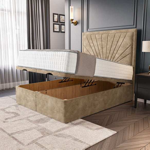 Casablanca Ottoman Divan Bed - Mink Coniston