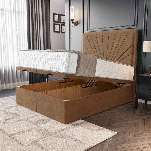 Casablanca Ottoman Divan Bed - Mink Naples