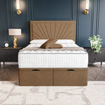 Casablanca Ottoman Divan Bed - Mink Naples