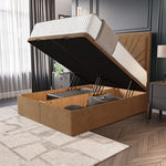 Casablanca Ottoman Divan Bed - Mink Naples