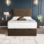 Casablanca Ottoman Divan Bed - Mocca Plush Velvet