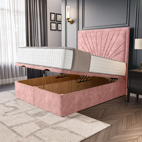 Casablanca Ottoman Divan Bed - Pink Coniston