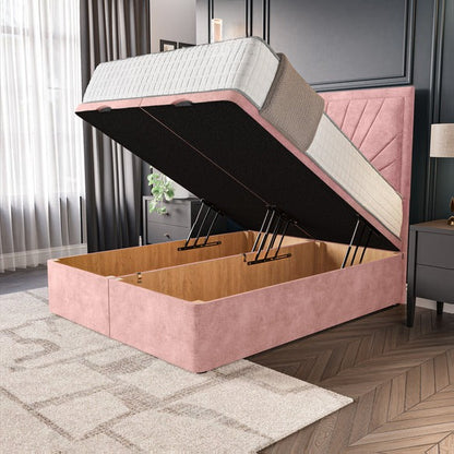 Casablanca Ottoman Divan Bed - Pink Coniston