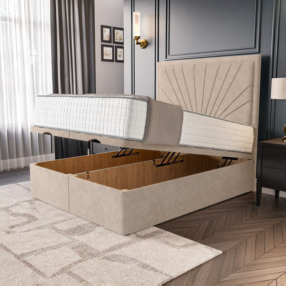 Casablanca Ottoman Divan Bed - Seal Grey Naples