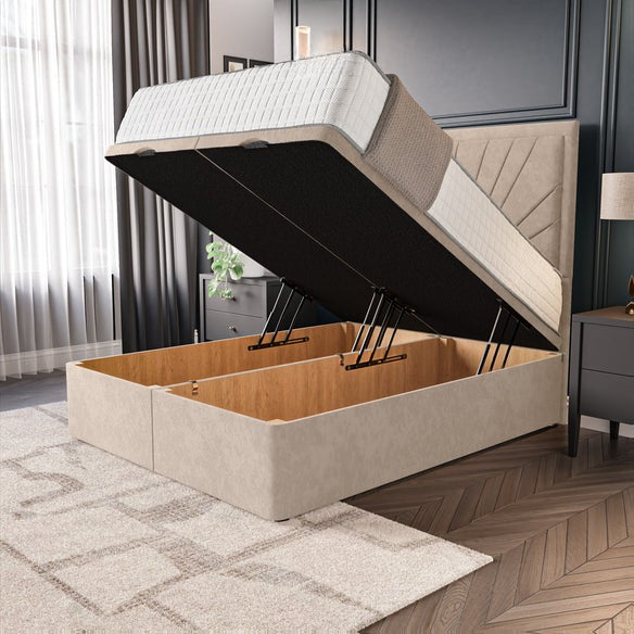 Casablanca Ottoman Divan Bed - Seal Grey Naples
