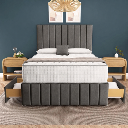 Sydney Divan Bed - Slate Grey Naples