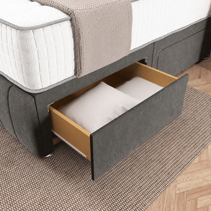 Sydney Divan Bed - Slate Grey Naples