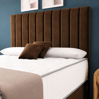 Sydney Divan Bed - Mocca Plush Velvet