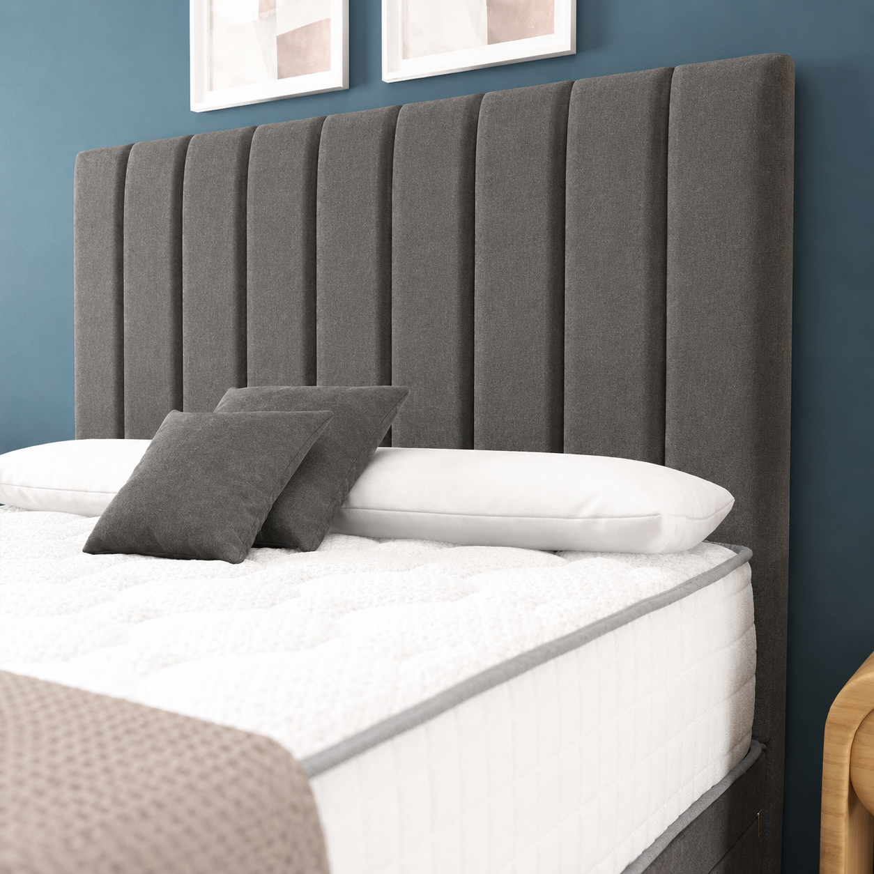 Sydney Divan Bed - Slate Grey Naples