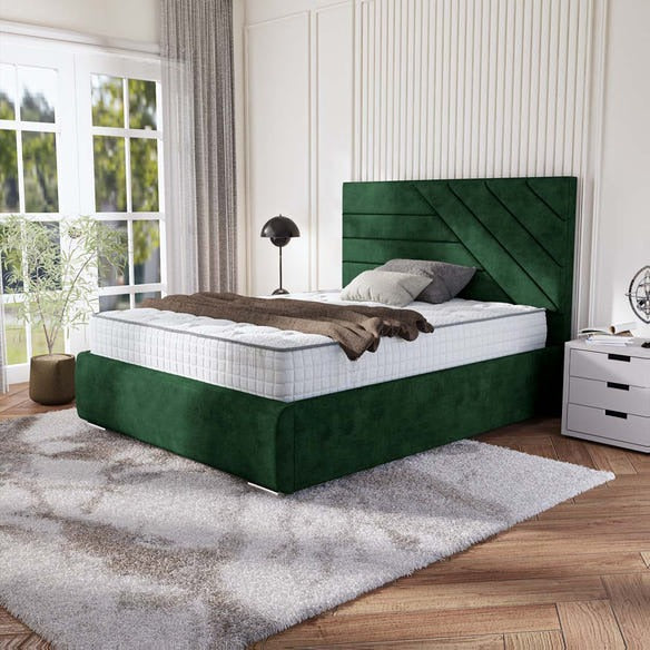 Chicago Upholstered Bed - Emerald Coniston
