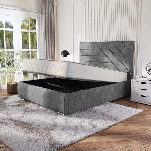 Chicago Upholstered Ottoman Bed - Armour Coniston