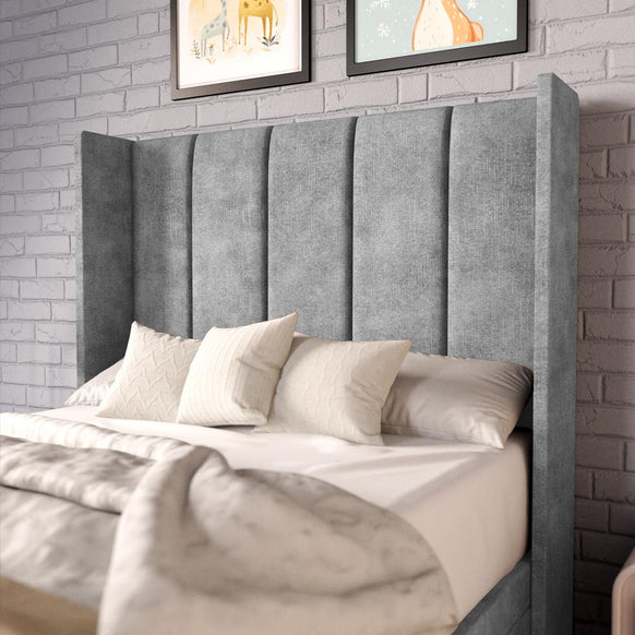 Cidra Kids Wingback Ottoman Divan Bed - Armour Coniston