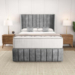Cidra Wingback Ottoman Divan Bed - Armour Coniston