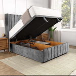 Cidra Wingback Ottoman Divan Bed - Armour Coniston