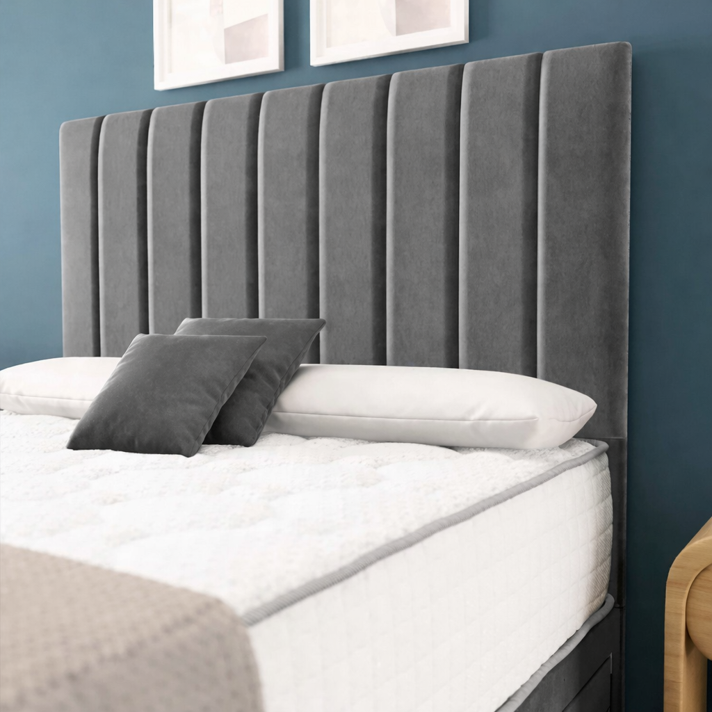 Sydney Divan Bed - Cream Plush Velvet