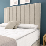 Sydney Divan Bed - Steel Plush Velvet