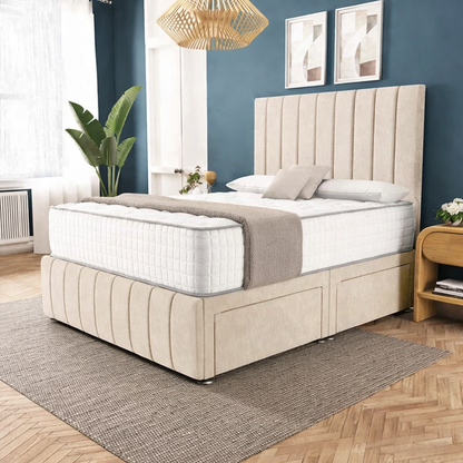 Sydney Divan Bed - Cream Naples