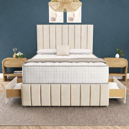 Sydney Divan Bed - Cream Naples