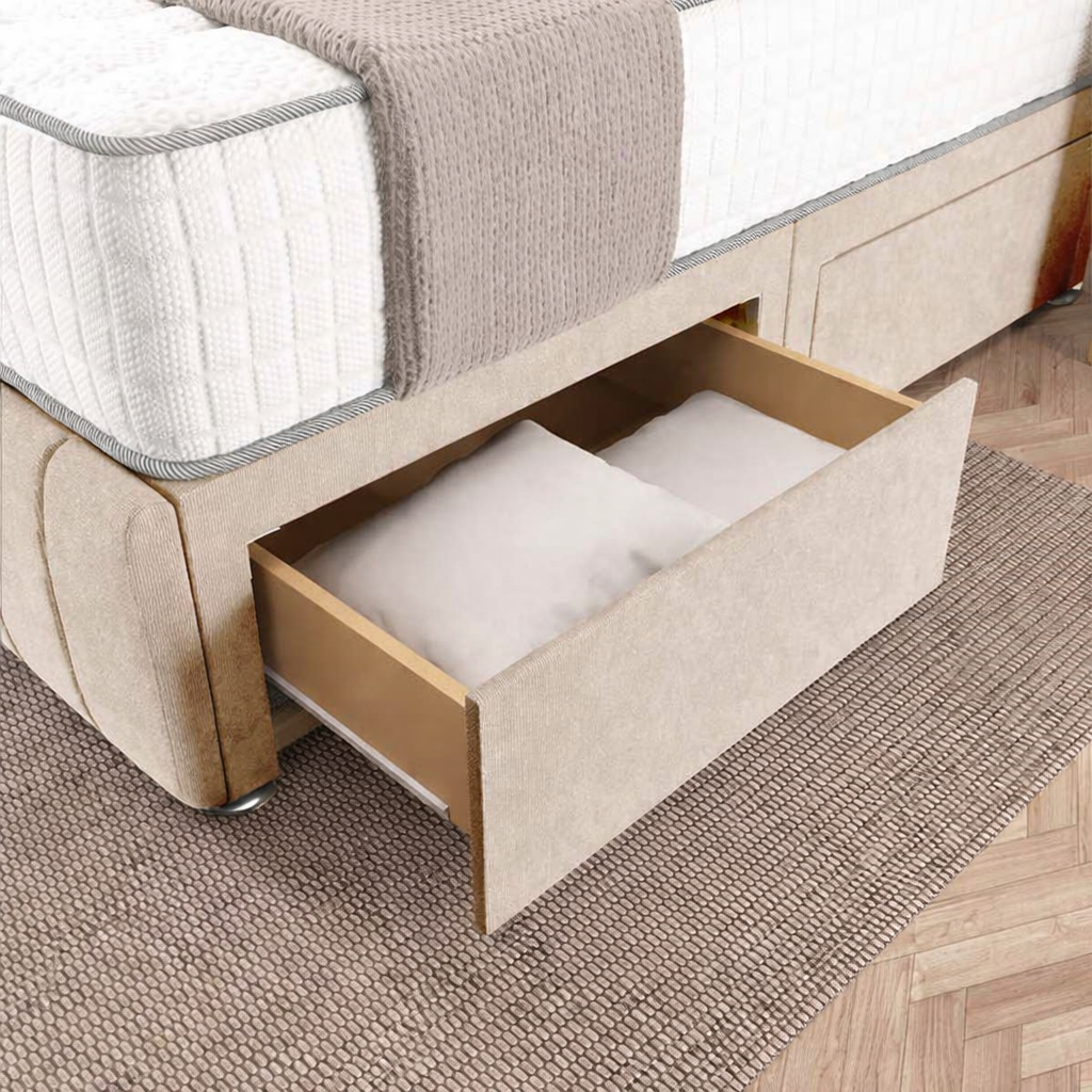 Sydney Divan Bed - Cream Naples