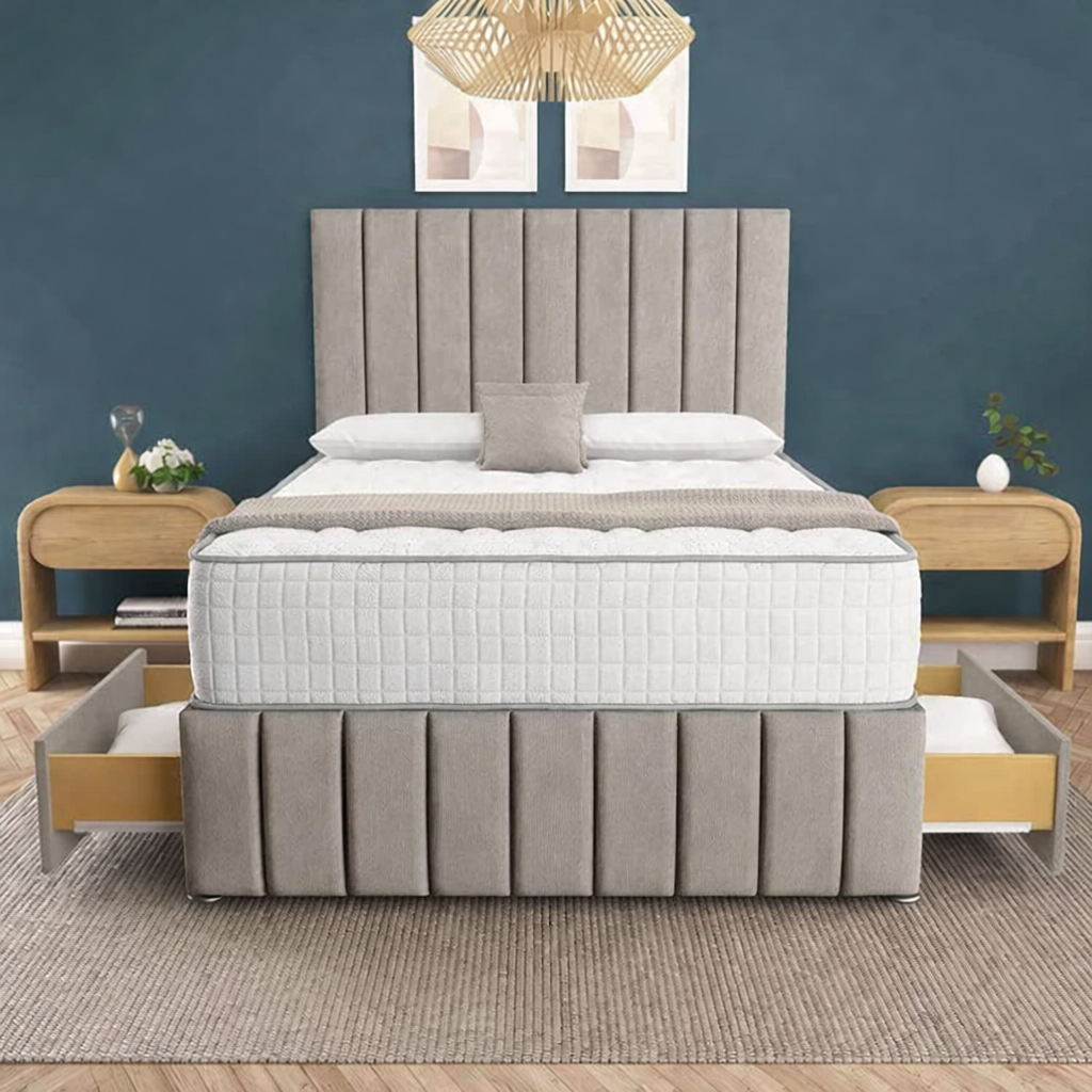 Sydney Divan Bed - Seal Grey Naples