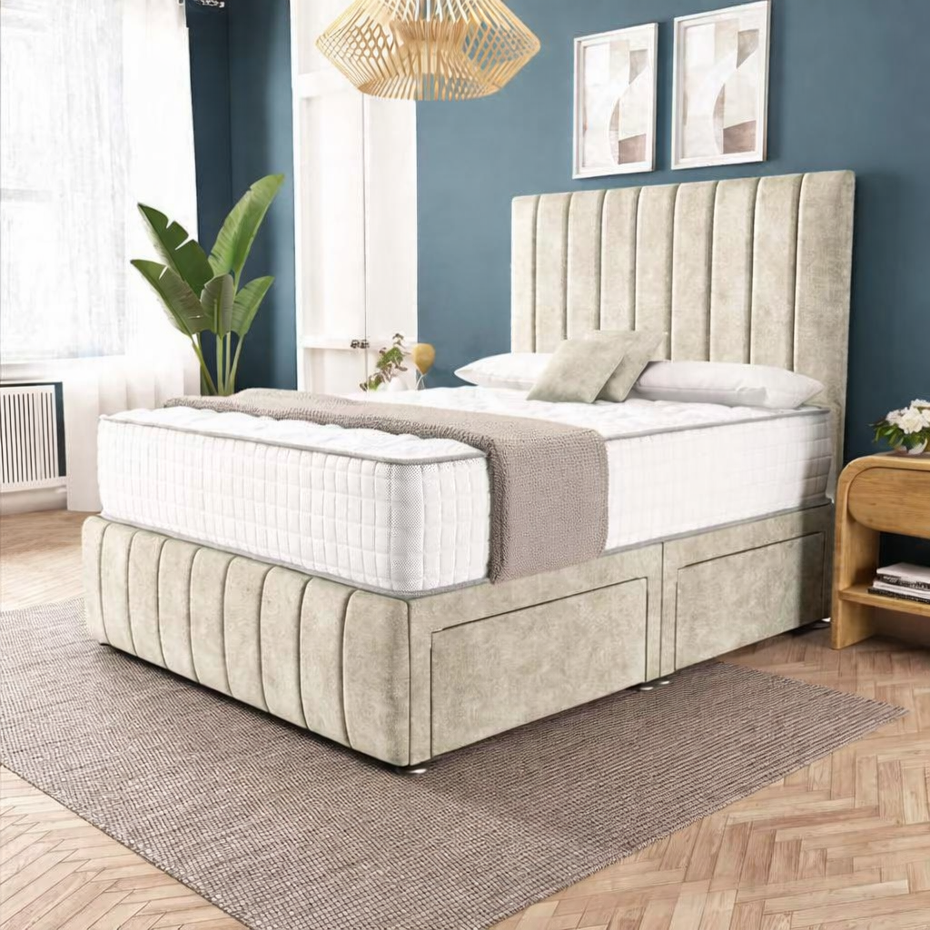 Sydney Divan Bed - Almond Coniston