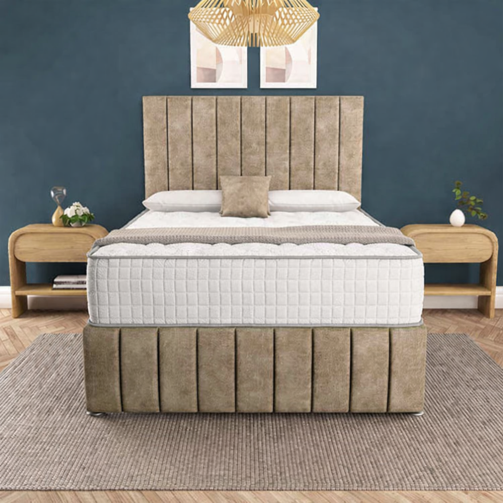 Sydney Divan Bed - Mink Coniston