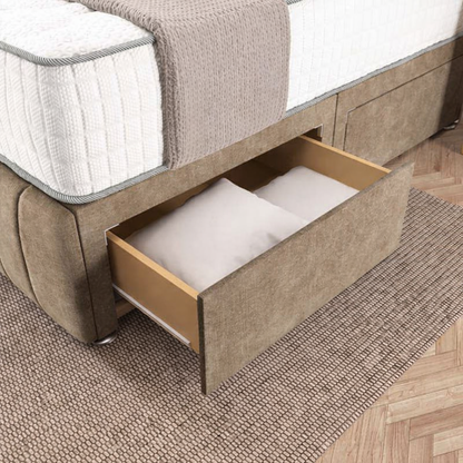 Sydney Divan Bed - Mink Coniston