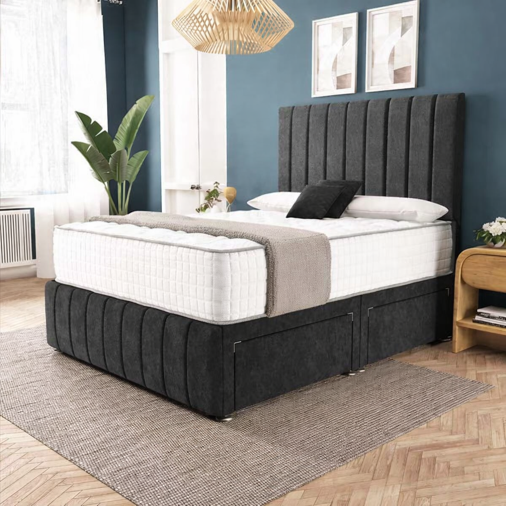 Sydney Divan Bed - Black Naples