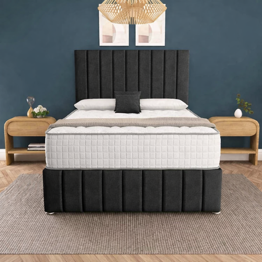 Sydney Divan Bed - Black Naples