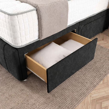 Sydney Divan Bed - Black Naples