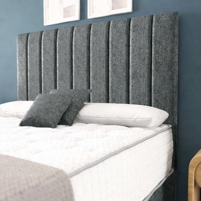 Sydney Divan Bed - Charcoal Chenille