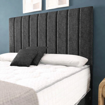 Sydney Divan Bed - Black Chenille