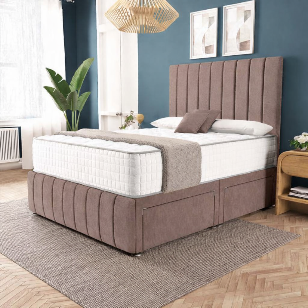 Sydney Divan Bed - Mauve Naples