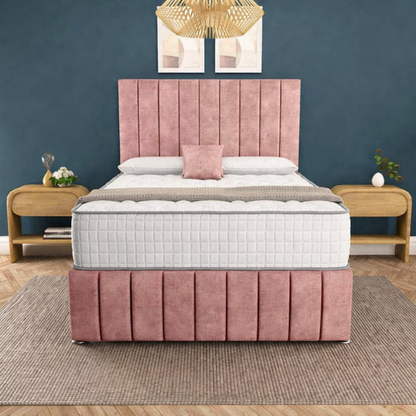 Sydney Divan Bed - Pink Coniston