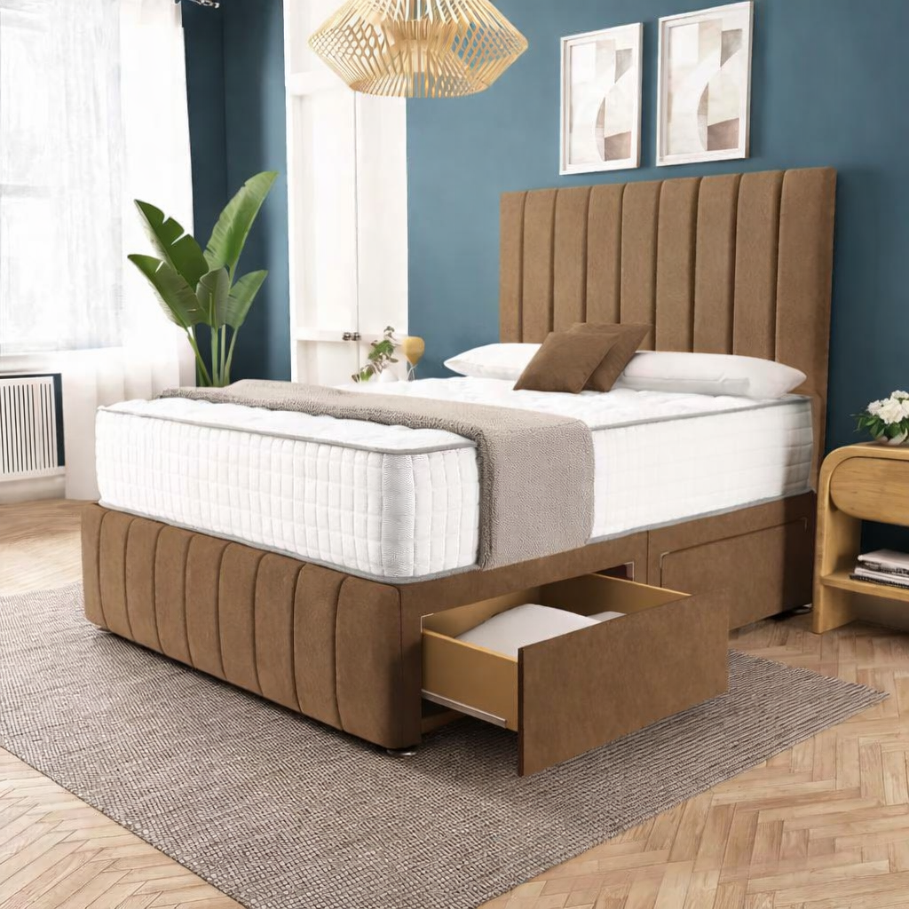 Sydney Divan Bed - Mink Naples